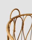 Handmade faux rattan basket handle design for easy carrying